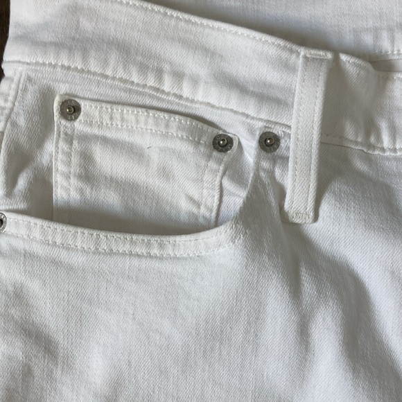 J. Crew 'Essential Stretch' 4 Button, 5 Pocket White Jeans - Picture 4 of 9